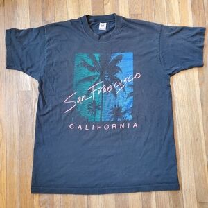 Vintage‎ San Francisco California Fruit Of The Loom Tshirt 90s Size XL